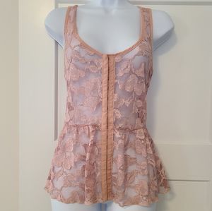 Lace Corset Tank Top